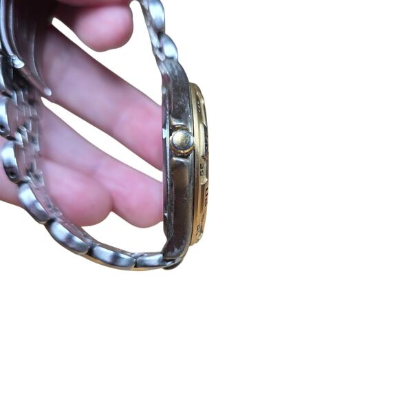 Fossil blue BQ-8774 Gold Silver Mens Watch Y2K Classic Watch Water Resistant - Picture 5 of 8